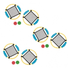 Handtrampolinpaket, 6 st