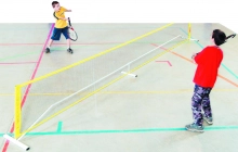Minitennis- och badmintonnset 3 m och 6 m