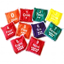 Numrerade ärtpåsar 0 - 9