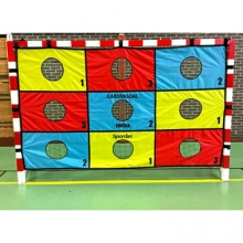 Målvägg för bolllekar