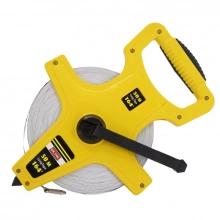 Måttband med vev, stål 50/100 m