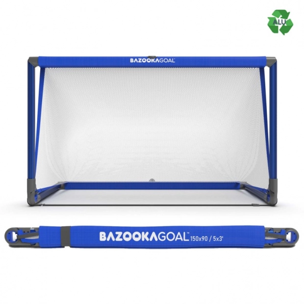 Bazooka Goal pop-up fotbollsmål ALU 150x90 tuotekuva 1