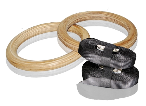 Wooden Power Rings gymnastikringar tuotekuva 1