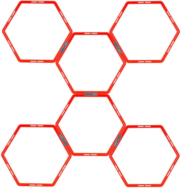 Hexagon Koordinationsringar (6 st) tuotekuva 1
