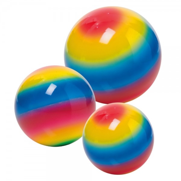 Regnbågsfärgade bollar (olika storlek) tuotekuva 1