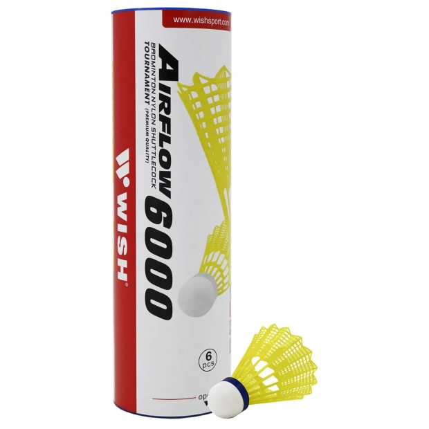 Wish Airflow 6000 badminton, 6 st tuotekuva 1